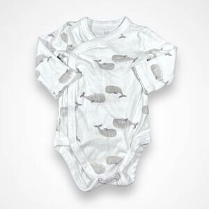 4/$20 Carter’s White Whale Print Onesie